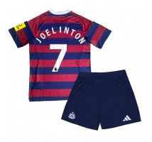 Newcastle United Joelinton #7 Koszulka Wyjazdowa dzieci 2024-25 Krótki Rękaw (+ krótkie spodenki)